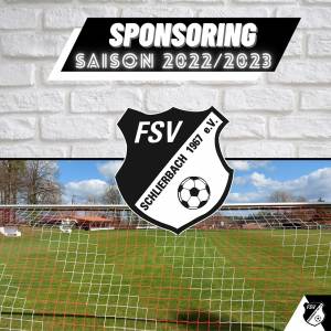 Unterstützen Sie den FSV Schlierbach - Sponsoring für die Saison 2022/2023