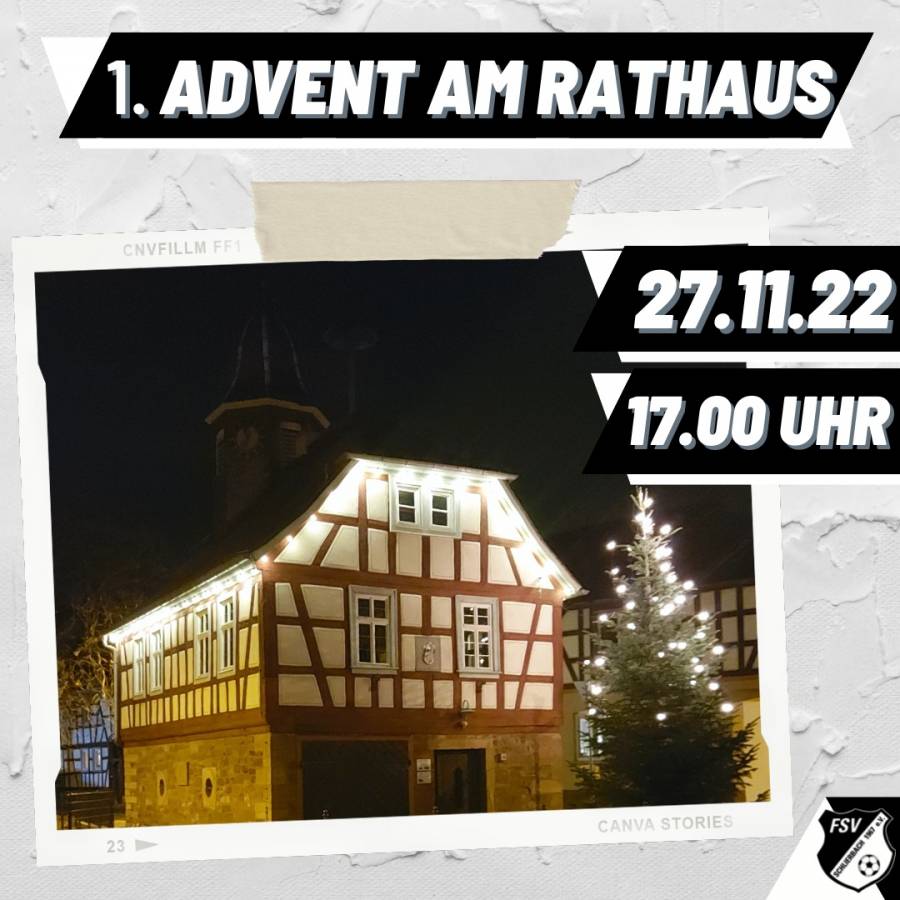 1. Advent am Schlierbacher Rathaus