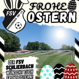 Der FSV Schlierbach wünscht Euch frohe Ostern!