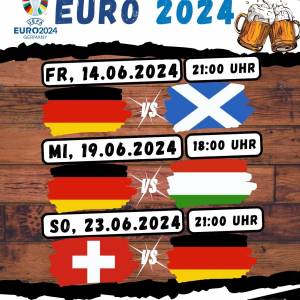 EURO 2024 - Alle Deutschland-Spiele bei uns im Vereinsheim