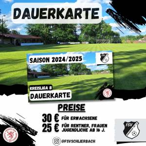 Sichere Dir die Dauerkarte für die Saison 2024/2025